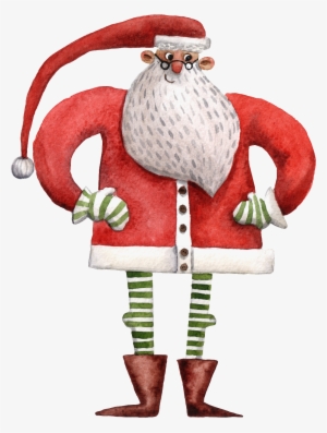 Hand Painted Handkerchief Waist Old Man Png Transparent - Watercolor Painting #67133