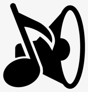 Music Speaker And Musical Note Vector - Speaker And Music Icon #67297