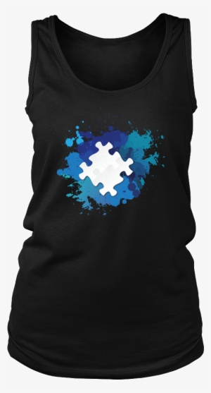 Autism Puzzle Watercolor Splash - Alien Halloween Costume Shirt Funny Ufo Easy #67413