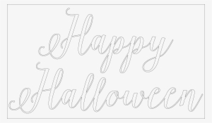 Happy Halloween Free Template - Calligraphy #67429