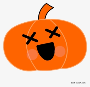 Cute Pumpkin Free Clip Art For Halloween - Adorable Cartoon Pumpkins #67574