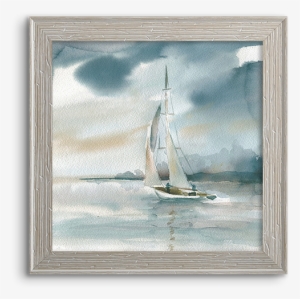 Coastal Watercolor ~ Sailboat #67750