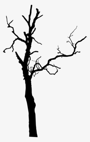 Tree-003 - Dead Tree Silhouette Clipart - Free Transparent PNG Download ...