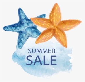 Starfish Watercolor Painting - Starfish #68228