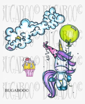 Unicorn Party Rubber Stamp Set [00-907p7] #68338