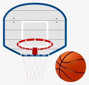 Basketball Hoop Clip Art Image - Basketball Hoop Clipart Transparent #68422