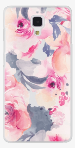 Midnight Burgundy Watercolor Flower Iphone Case - Iphone #68799