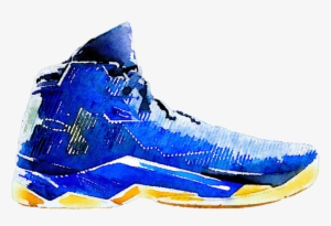 Watercolor Warriors Curry Shoe Canvas Tote #68821