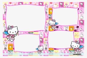 Hello Kitty 4r Photobooth Template - Hello Kitty Frame Collage #69898