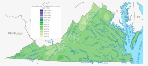 Average Annual Precipitation For Virginia Is 42-43 - Virginia #600014
