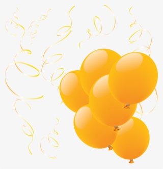 Yellow Balloons Png - Balloon Png #600579