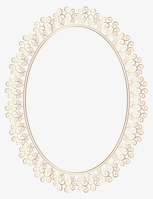 Transparent Background Oval Frame #600701