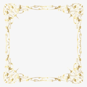 Decorative Border Transparent Png Image - Art Deco Frame Png #600814