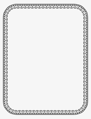 Decorative Borders Standard Paper Size Flower Floral - Floral Design #600984