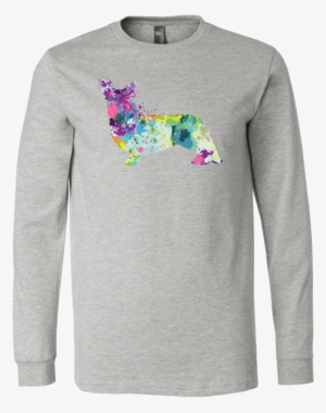Welsh Corgi Cardigan In Watercolor Women's O-neck #601186