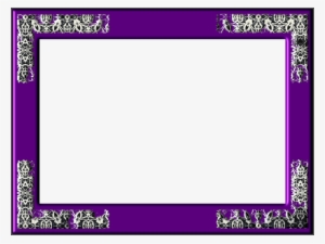 Download Frame Border Png Clipart Decorative Borders - Blue Borderdesign Png #602010