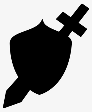 Black Sword And Shield Svg Clip Arts 486 X 593 Px #602033
