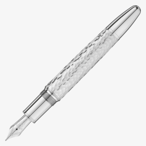 Meisterstück Martelé Sterling Silver Fountain Pen - Montblanc Meisterstück Martelé Silver Legrand Rollerball #602411