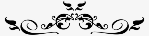 Black Floral Border Download Png Image - Decorative Elements Clip Art #602683
