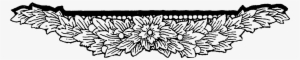 Digital Floral Border Downloads - Vintage Flowers Border Design Png #602750