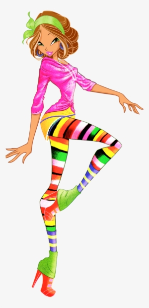 Flora Hip Hop Dance 2d Winx Club By Ineswinxeditions-d8videg - Winx Club #603085