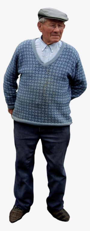 C Stands In Front Of His House And Has Just Finished - Cut Out People Garden #603130