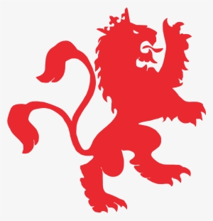 Red Lion Logos Clipart Black And White Library - Red Lions San Beda Logo #603158