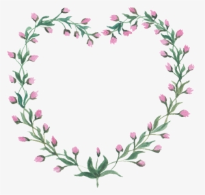 Pink Flower Wreath Valentine's Day - Wreath #603372 Pink Flower Wreath Valentine's Day - Wreath #603372