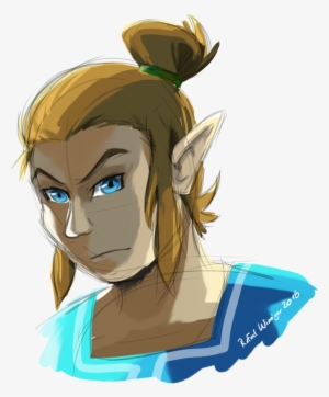 Man Bun Link By Comic - Link Man Bun Zelda #603536