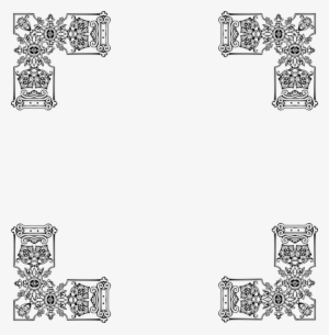 Decorative, Ornamental, Vintage, Flourish, Floral - Clip Art #603563