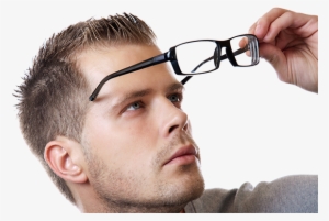 Reglaze Your Glasses - Man In Glasses Png #603664