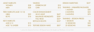 Haircut And Color Prices - Elegance And Design Studio #603849