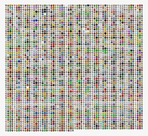 Rainbow Afro Wig Png Download - Visual Arts #604451