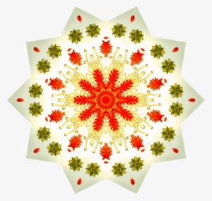 Flower Petal Felt Drawing Wreath - Hippie Flower Clipart #604705