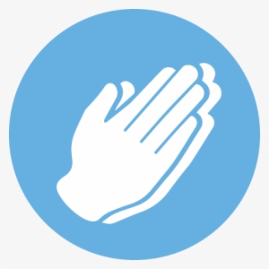 Pray Graphic-blue - Twitter Signature Icon #604756