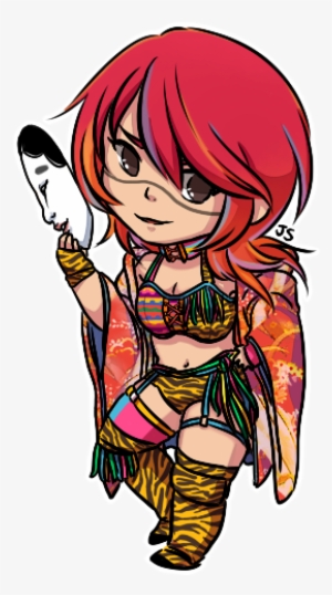Nxt Chibi Asuka By Devi-moon - Asuka Fan Art Wwe #604989