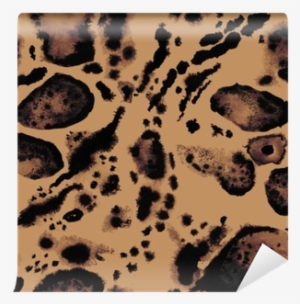 Seamless Leopard Painted Print - Painting #605059