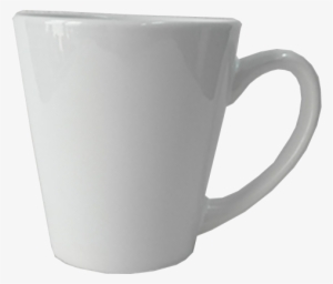 Wholesale V Shape 11oz White Coffee Mug With Sublimation - Mug #605180