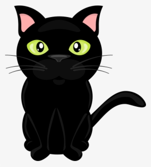 Clip Art Freeuse Download Cats Vector Real - Black Cat Clipart Png #605591