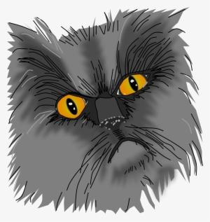 A Grumpy Cat Vector - Ein Mürrischer Katzenvektor Getränkeuntersetzer #605841
