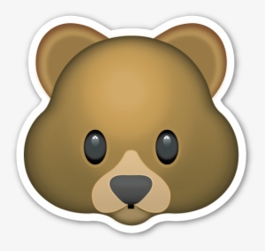 Bear Face - Bear Face Emoji T-shirt #606563