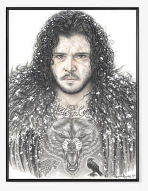 Inked - Jon Snow - Poster - Inked Jon Snow #606588 Inked - Jon Snow - Poster - Inked Jon Snow #606588