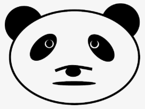 Mb Image/png - Panda Bear Cartoon Face #606805