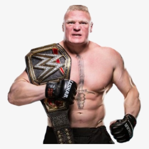 Photo - Brock Lesnar Wwe Champion Png #607032