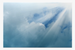 Ray Of Light Passes Through The Cloudy Sky Poster • - Cumulus #607163
