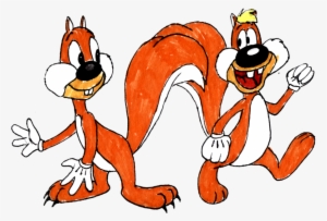 Screwy Squirrel Trace By Classicsaredead On Clipart - Clip Art #607184