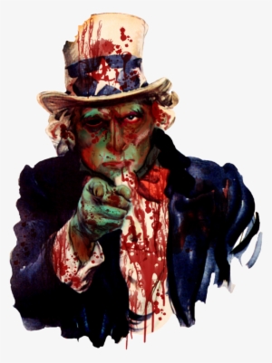 In A Telephone Interview From Baghdad, New Iraq-syria - Uncle Sam Zombie Png #607799
