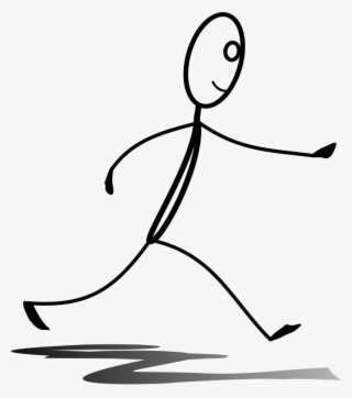 Stick Figure Running Drawing Download Animation Free - Stick Man Walking #608037