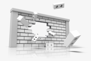 Broken Brick Wall Png For Kids - Portable Network Graphics #608188
