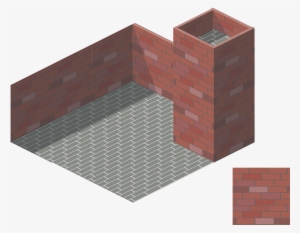 3d Clip Art Brick Wall Tile - Isometric Bricks #608301